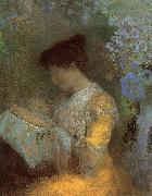 Odilon Redon Madame Arthur Fontaine Sweden oil painting artist
